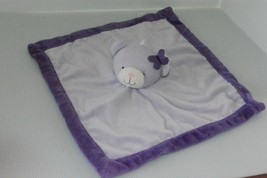 Tiddliwinks Plush Teddy Bear Purple Lavender Baby Security Blanket Lovey Toy  - £13.03 GBP