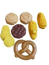 Little Tikes Play Food HAMBURGER + Chips Corn on the cob, Pretzel ~ Pretend  - £7.62 GBP