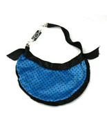 Lovely designer Velvet Handbag, blue and dots, Coctail Handbag - $54.33 CAD
