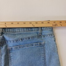 Lee Riders 1S4MEW8 Women's Blue Cotton Blend Mid-Rise Denim Skirt Size 14M image 6