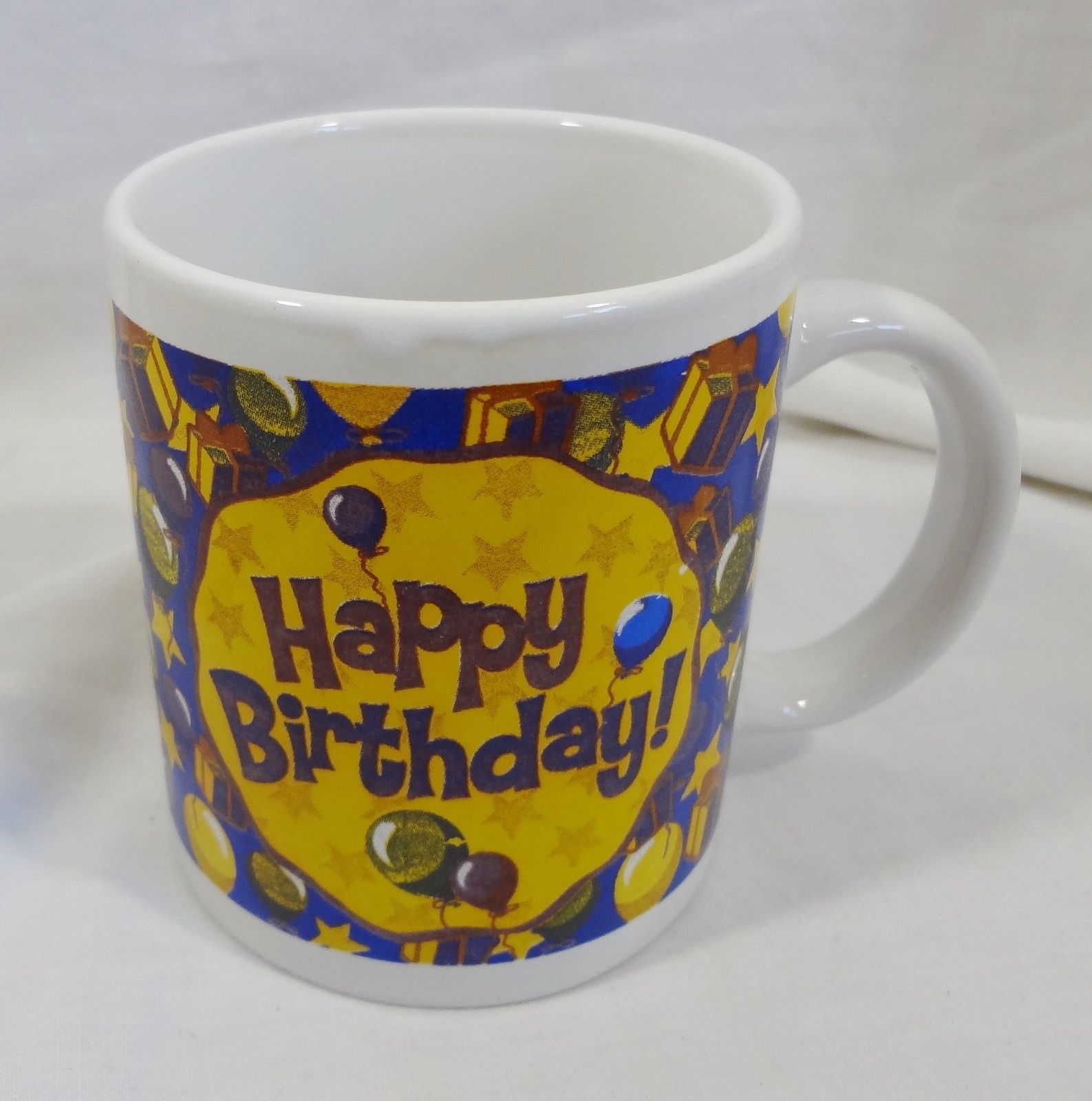 Happy Birthday 10 oz Coffee Cup Mug - £1.59 GBP
