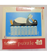 NEW Winter Reads Penguin Mini Puzzle 20 pc Paul Thurlby 2015 SEALED! - £6.99 GBP