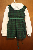 Her Majesty Girls Green Shirt Dress - Size 8 - £14.93 GBP