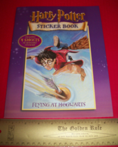 Harry Potter Craft Activity Book Flying At Hogwarts Scholastic Reusable Sticker - £7.50 GBP
