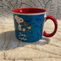 Large Charlie Brown Snoopy Woodstock ‘Back Together’ Ceramic Mug - £8.31 GBP