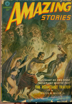 Amazing Stories Pulp January 1952 Saunders Valigursky - £19.77 GBP