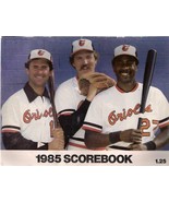 1985 BALTIMORE ORIOLES Scorebook - £7.93 GBP