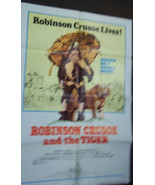 ROBINSON CRUSOE AND THE TIGER vintage one-sheet movie poster (1972) - £9.67 GBP