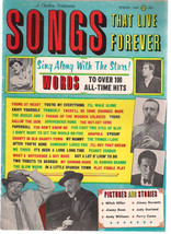 Songs That Live Forever Magazine Spring 1964 Durante Garland Kaye Dean Como Andy - £7.77 GBP