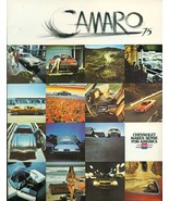 1975 CHEVROLET CAMARO 8-page illustrated brochure with specs - $13.56 CAD