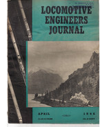 LOCOMOTIVE ENGINEERS JOURNAL April 1946 Railroad magazine - $13.55 CAD