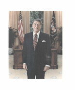 RONALD REAGAN vintage 8&quot; x 10&quot; color photo on Kodak paper (from White Ho... - $24.74