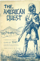 AMERICAN QUEST Graduation Reading PA Class of 1941 book - £7.48 GBP