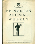 PRINCETON ALUMNI WEEKLY November 15, 1935 University newsletter (New Jer... - $9.89