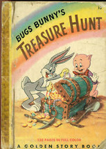 Bugs Bunny&#39;s Treasure Hunt (1949) Golden Story Book - £7.88 GBP