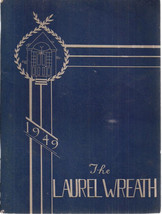 THE LAUREL WREATH 1949 Senior Annual Lancaster Mennonite School (Pennsyl... - $12.86
