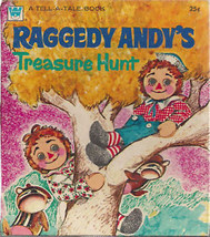 Raggedy Andy&#39;s Treasure Hunt  (1973) Whitman T A T Book - £7.81 GBP