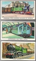 1963 THE STORY OF THE LOCOMOTIVE Kellogg U.K. (3) cards - $9.89