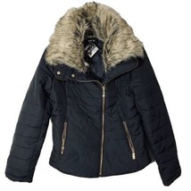Womens&#39; Active USA Puffer Jacket Sz S Faux Fur Hood (Removable Hood) - £56.28 GBP