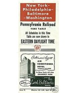 PENNSYLVANIA RAILROAD 1961 Timetable NY-Phila-Balt-Wash - $13.55 CAD