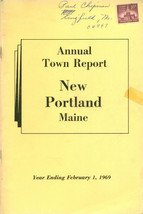 1969 ANNUAL REPORT of the Town of New Portland, Maine - $12.86