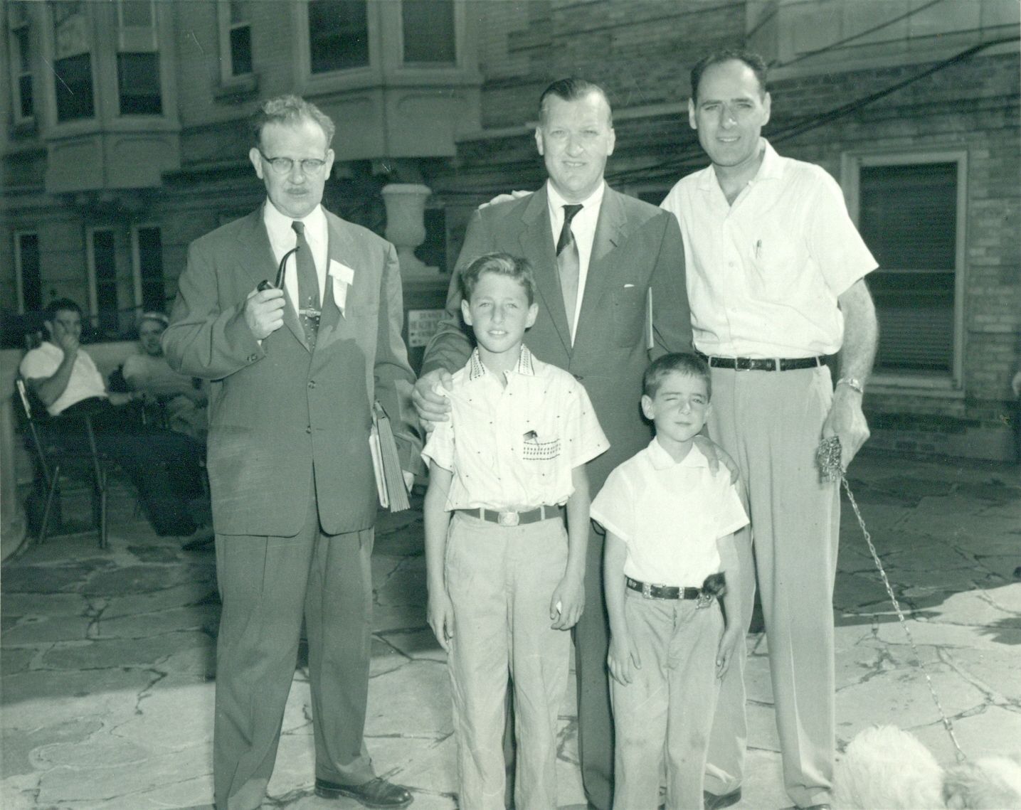 THEODORE R. McKELDIN 1956 vintage photograph w/ Peter Weinblatt of Atlan... - $9.89