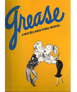 GREASE Stage Musical Theatre Program - £11.66 GBP