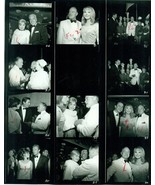 CONTACT PRINT B&amp;W Photo Sheet with Bob Hope Fess Parker Jane Wyman Cesar... - $33.93 CAD