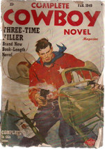 Complete Cowboy Novel Western Pulp Magazine February 1949 - £7.90 GBP