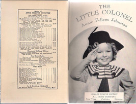 The Little Colonel Shirley Temple Ed. (1935) A.L. Burt Hc Illustrated W/ Photos - £11.86 GBP