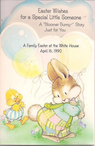 1990 A FAMILY EASTER AT THE WHITE HOUSE American Greetings Sample Card - $14.84