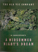 The Old Vic Company in A MIDSUMMER NIGHT&#39;S DREAM Theatre Program (1955) - £10.26 GBP