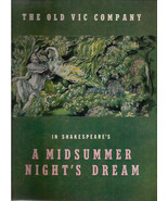 The Old Vic Company in A MIDSUMMER NIGHT&#39;S DREAM Theatre Program (1955) - £10.44 GBP