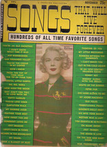Songs That Will Live Forever Magazine November 1950 Betty Hutton Cover &amp; Article - £7.90 GBP