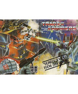 TRANSFORMERS vintage 4-section fold-open booklet from 1984 - £10.34 GBP