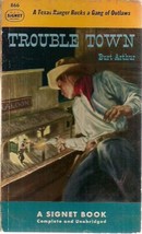 TROUBLE TOWN by Burt Arthur (1951) Signet western pb - £7.39 GBP