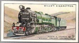 1924 RAILWAY LOCOMOTIVES Imperial Tobacco U.K. card #22 - $188.27 MXN