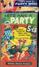 LET&#39;S HAVE A PARTY undated 64-page book in original package (Gay Party Favors) - £7.81 GBP