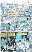 Clive Barker HYPERKIND #9 pg 5 original hand-painted color guide art 199... - $24.74
