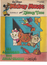Mickey Mouse & Disney Times #109 U.K. Comic November 19th 1977 Aristocats - $9.89