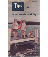 TIPS ON COLOR MOVIE MAKING (1954) 24-page Bell &amp; Howell illustrated booklet - $9.89