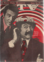 TV DIGEST St. Louis MO June 16 1973 Burns &amp; Schreiber cover Jack Klugman article - £7.77 GBP