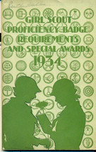 GIRL SCOUT PROFICIENCY BADGE REQUIREMENTS AND SPECIAL AWARDS (1934) 100 ... - $24.74