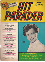 HIT PARADER Magazine April 1955 Joan Weber cover, Steve Allen show, Eartha Kitt - £7.72 GBP