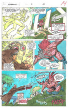 Clive Barker HYPERKIND #9 pg10 original hand-painted color guide art 1995 signed - £19.77 GBP