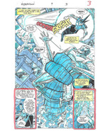 Clive Barker HYPERKIND #9 pg 3 original hand-painted color guide art 199... - €21,39 EUR