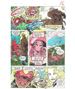 Clive Barker HYPERKIND #9 pg12 original hand-painted color guide art 199... - $33.83 CAD