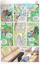 Clive Barker HYPERKIND #9 pg13 original hand-painted color guide art 199... - $24.74