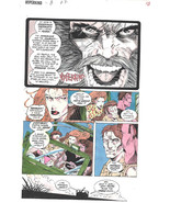 Clive Barker HYPERKIND #8 pg 7 original hand-painted color guide art 199... - $33.83 CAD