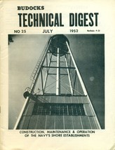 Budocks Technical Digest US Navy newsletter #25 July 1952 St Albans Long Island - $9.89